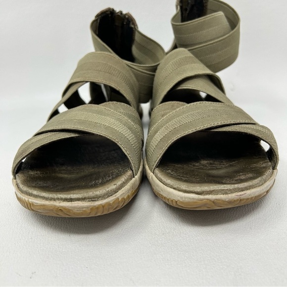 Sorel Out N About Plus Strap Sandals Sage Olive Green Strappy Women’s Sz 8.5 - Picture 7 of 14